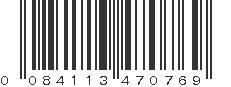 UPC 084113470769