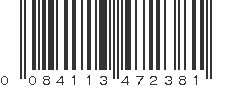 UPC 084113472381