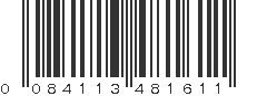 UPC 084113481611