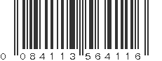 UPC 084113564116