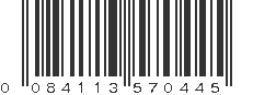 UPC 084113570445