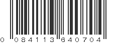 UPC 084113640704