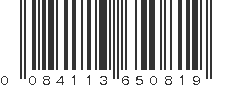 UPC 084113650819