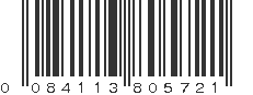 UPC 084113805721