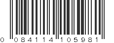 UPC 084114105981