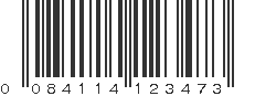 UPC 084114123473