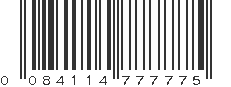 UPC 084114777775