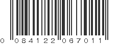 UPC 084122067011