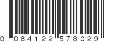 UPC 084122578029