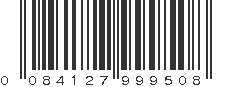 UPC 084127999508