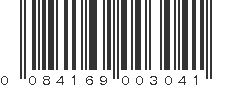 UPC 084169003041