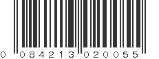 UPC 084213020055