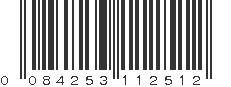 UPC 084253112512