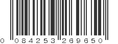 UPC 084253269650