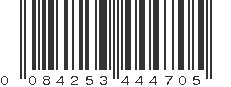 UPC 084253444705