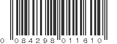 UPC 084298011610