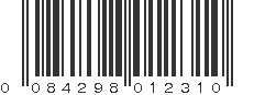 UPC 084298012310