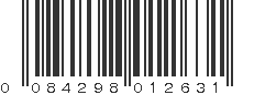 UPC 084298012631