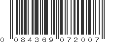 UPC 084369072007