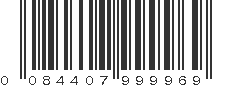 UPC 084407999969