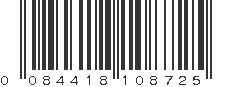 UPC 084418108725