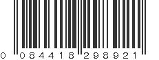 UPC 084418298921