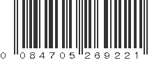 UPC 084705269221