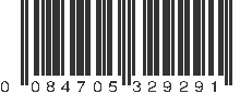 UPC 084705329291