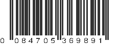 UPC 084705369891