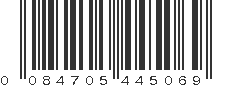 UPC 084705445069