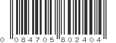 UPC 084705802404