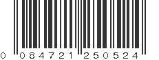 UPC 084721250524