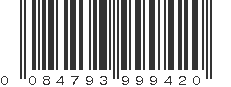 UPC 084793999420