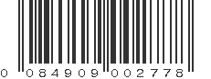 UPC 084909002778