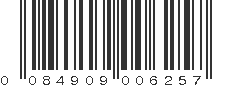 UPC 084909006257