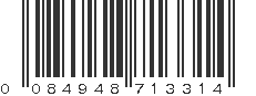 UPC 084948713314