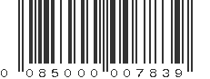 UPC 085000007839