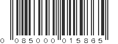 UPC 085000015865