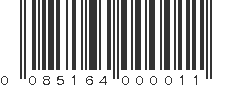 UPC 085164000011