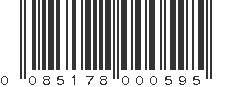 UPC 085178000595