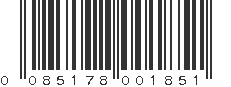 UPC 085178001851