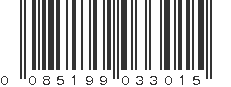 UPC 085199033015