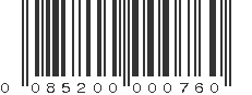 UPC 085200000760