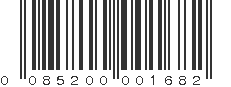 UPC 085200001682