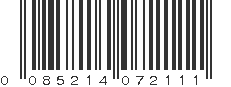 UPC 085214072111