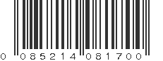 UPC 085214081700