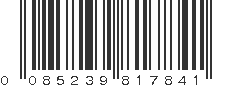 UPC 085239817841