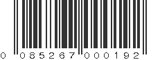 UPC 085267000192