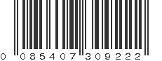 UPC 085407309222