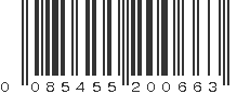 UPC 085455200663